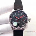 IWC Big Pilot's 7 days Muhammad Ali Replica Ss Black Nylon Watch